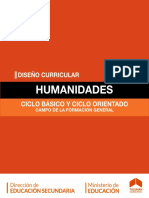 Diseño Curricular Humanidades