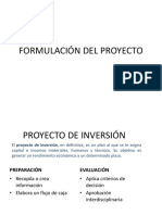 Proyectos de Inversión