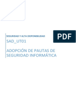 SAD - UT01 - Adopción de Pautas de Seguridad Informática