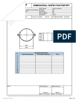 Dimensional Inspection Report: Status: Surface: Units: AS Received Final Radial Axial Millimeters Inches