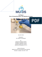 Lab Chem - Rate of Reaction