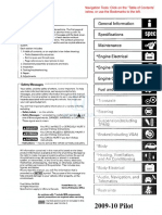 2009 2010 Honda Pilot Service Manual