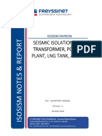 ISO-REPORT-2018-001 - Seismic Isolation For Transformer, Power Plant, LNG, & Silo