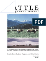 Cattle Management Manual - MP-97