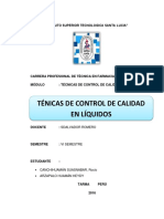 Informe de Control de Calidad