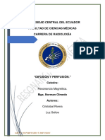 Tecnicas de Difusion y Perfusion en Resonancia Magnetica