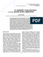 Non-Stationary Stochastic Vector Processes: Seismic Ground Motion Applications