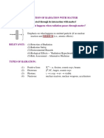 Lecture 5: Interaction of Radiation With Matter: Medium