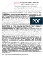 Lição 4 - Graça, Melhor Dos Presentes - A Graça Na Vida Do Crente