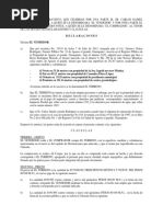 Contrato de Compraventa Terreno