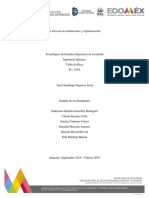 La Ética en Las Instituciones y Organizaciones