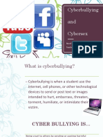 Cyberbullying and Cybersex: Ronel B. Genoves Teacher III/ICT Coordinator Pawa Nhs