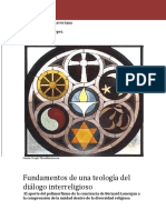 Fundamentos de Una Teología Del Diálogo Interreligioso: Pontificia Universidad Javeriana Juan Fernando Lucio López