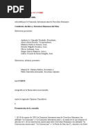 Opinión Consultiva 17 de La Corte Interamericana