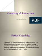 Creativity & Innovation: Kalpana Sinha