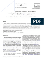 Antioxidant and Anticancer Activities of Organic Extracts From Platycodon Grandiflorum A. de Candolle Roots