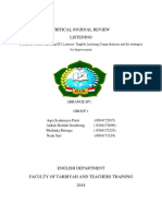 Jurnal Listening Critical