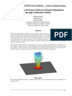 Improving The Precision of Discrete Element Simulations Through Calibration Models