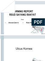 Morning Report Rsud Sayang Rakyat