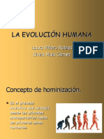 Evolucion Humana Tema 1