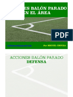 Análisis Táctico: Acciones A Balón Parado en El Área