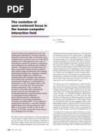 The Evolution of User-Centered Focus in The Human-Computer Interaction Field