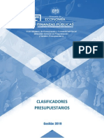 Clasificadores 2019 PDF