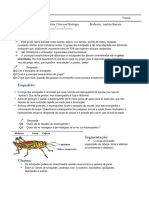 Estudo Dirigido Artropodes PDF