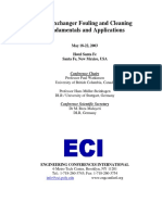 Heat Exchanger Fouling and Cleaning Fundamentals and Applications