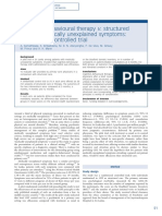 Cognitivebehavioural Therapy V Structured Care For Medically Unexplained Symptoms Randomised Controlled Trial PDF