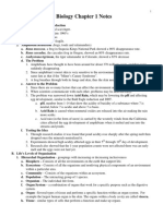 Biology Chapter 1 Notes: 1. Pelicanus Occidentalis Reduction