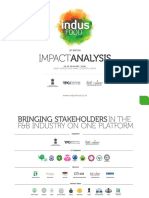 Indus-Food 2018 1st Edition Impact Analysis