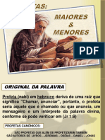 Profetas Maiores e Menores