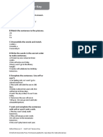 Unit Test 7 Answer Key: Audio 3 - 25