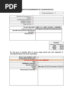 Formato de Requerimiento de Personal - Version para Imprimir