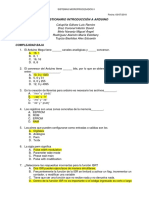 Cuestionario Introducción Arduino