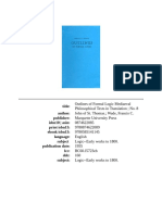 Outlines of Formal Logic