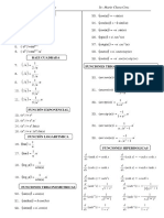 Fomulas de Derivadas