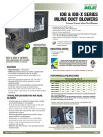 Idb & Idb-X Series Inline Duct Blowers