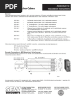 SEW Encoder Syst - Man. Addendum Hoist VFD