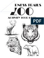 Wilderness Trails Zoo Coloring Activity Book