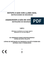 Manual Usuario Estufa de Gas Variable Blue Flame VBF2