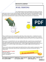 Fuel Testing Consumables