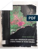 Notas Sobre Urbanização Dispersa e Novas Formas de Tecido Urbano - Nestor Goulart Reis