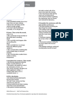 Unit Test 5 Answer Key: A Write The Missing Words