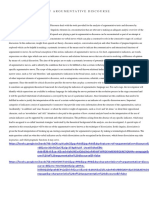 Characteristics of Argumentative Discourse