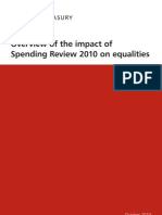 Overview of The Impact of Spending Review 2010 On Equalities