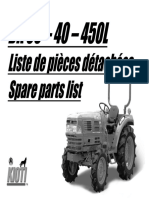 Kioti Daedong DK40 Tractor Parts Catalogue Manual PDF