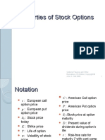 Properties of Stock Options