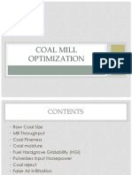 Coal Mill Optimization